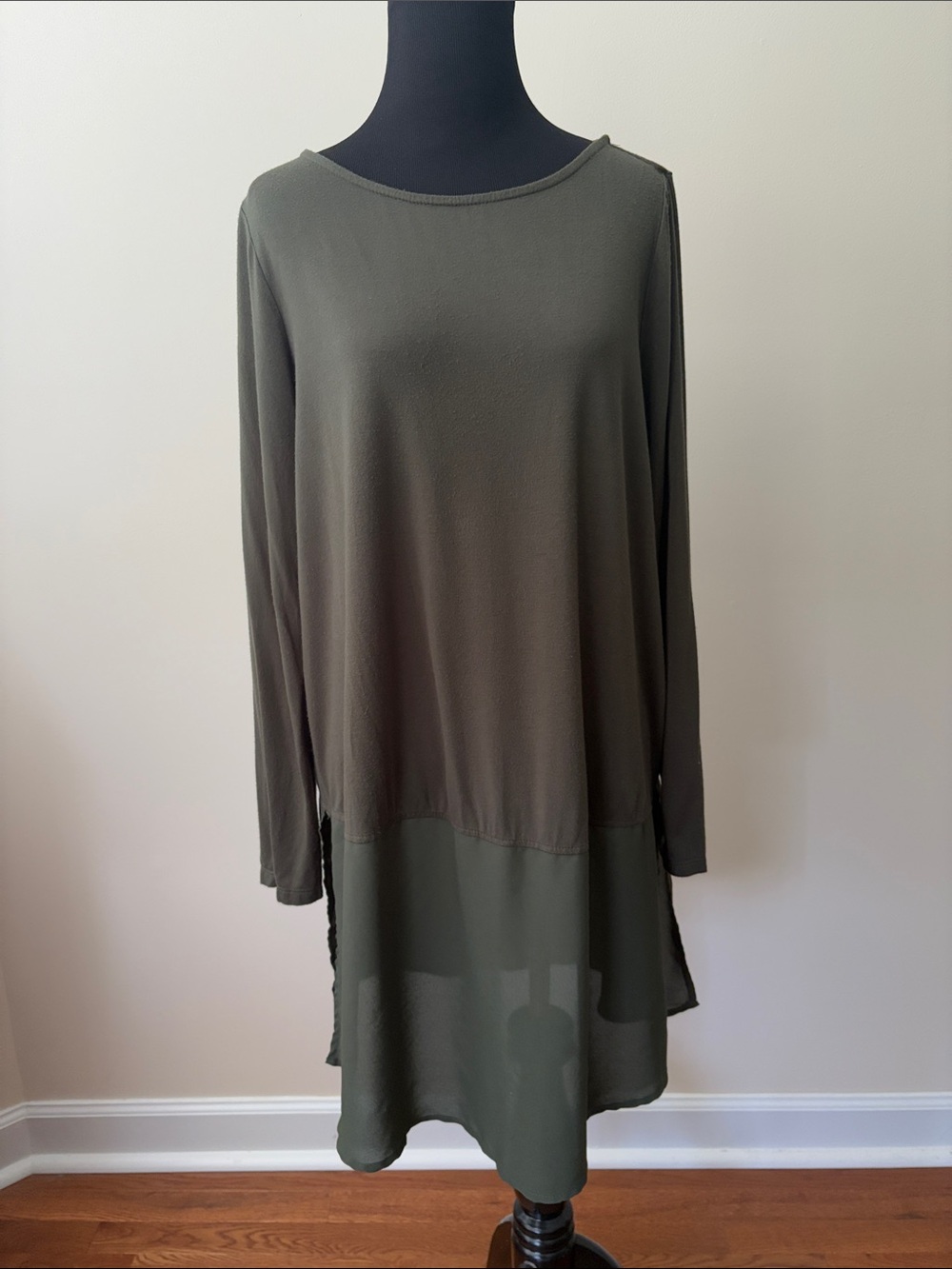 Free with purchase! Roman’s Olive Green Long Sleeve TunicSize 12S
